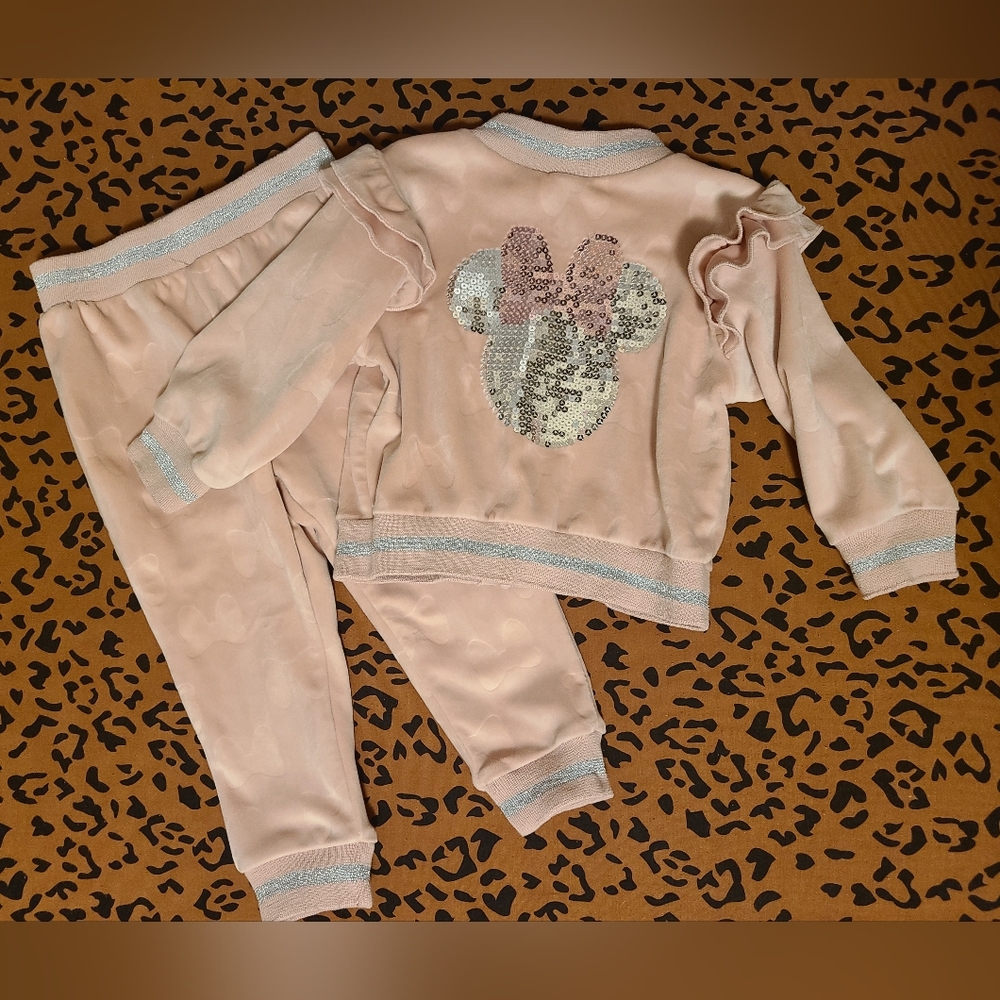 ♥️♥️♥️3 For$20♥️♥️♥️Disney Minnie Velour Tracksuit🩷